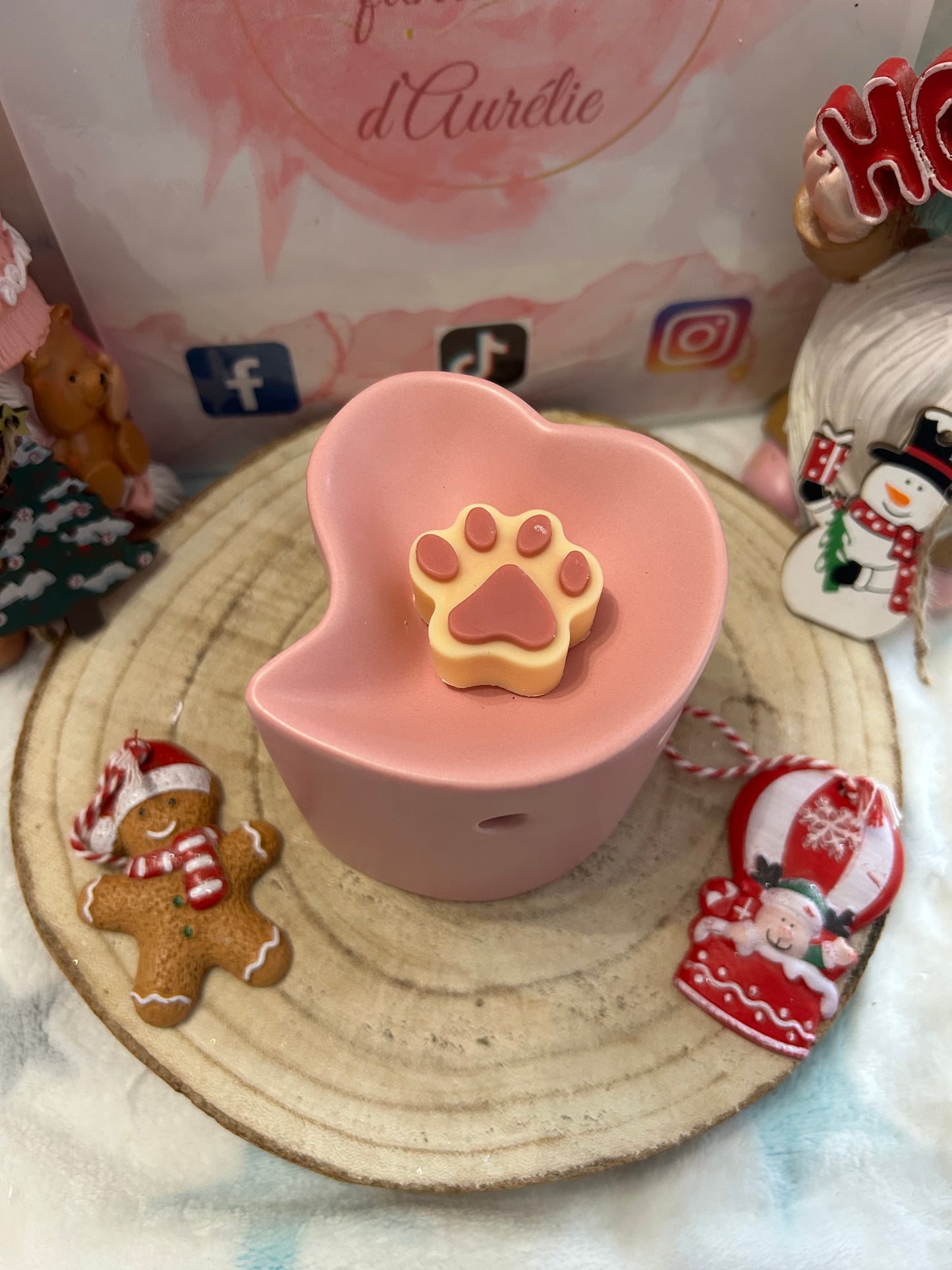 Brule parfum Coeur rose