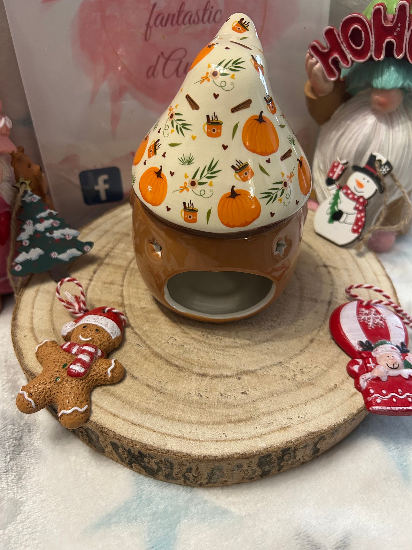 Brûle parfum Gnome Citrouille