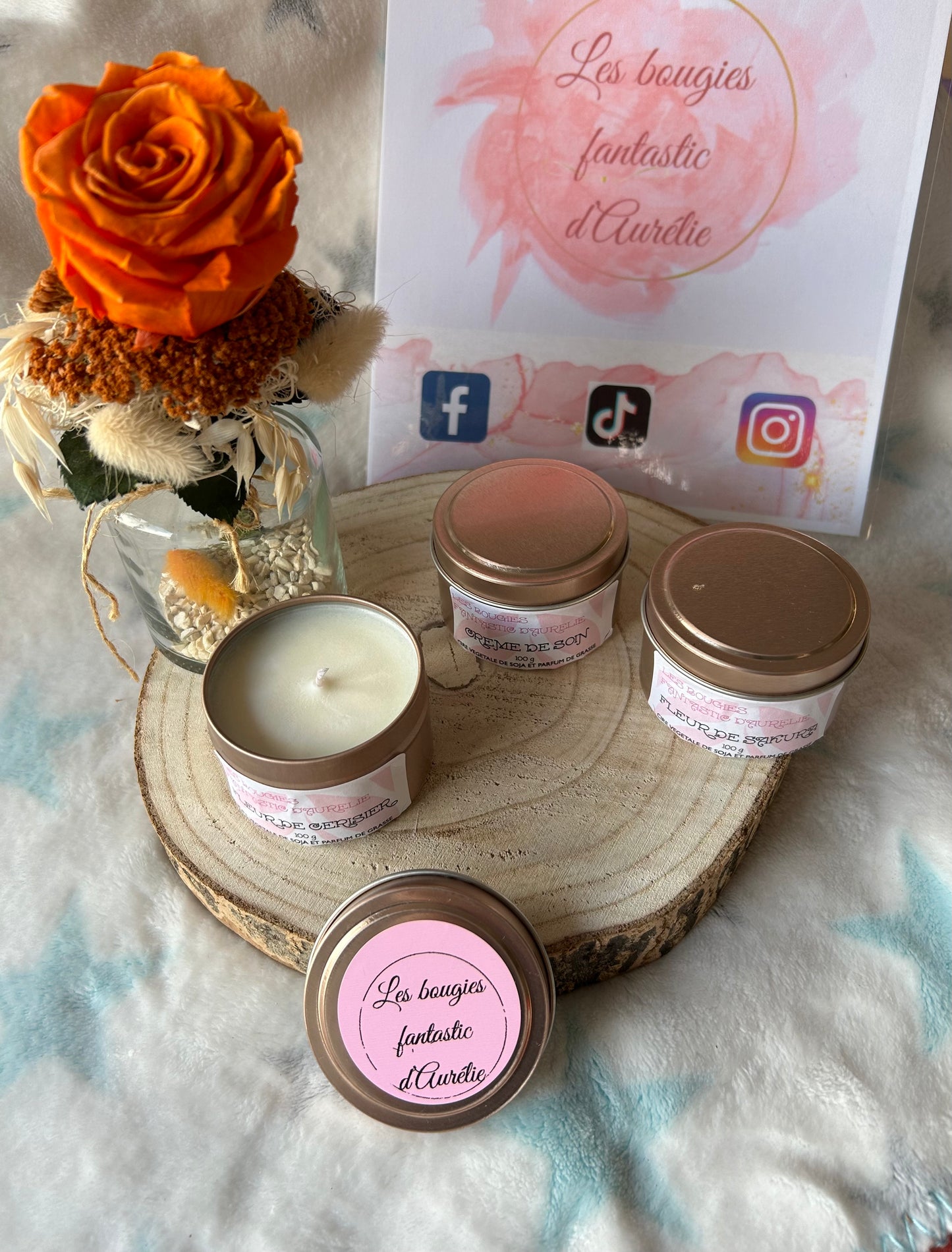 Les minis bougies classiques parfumées
