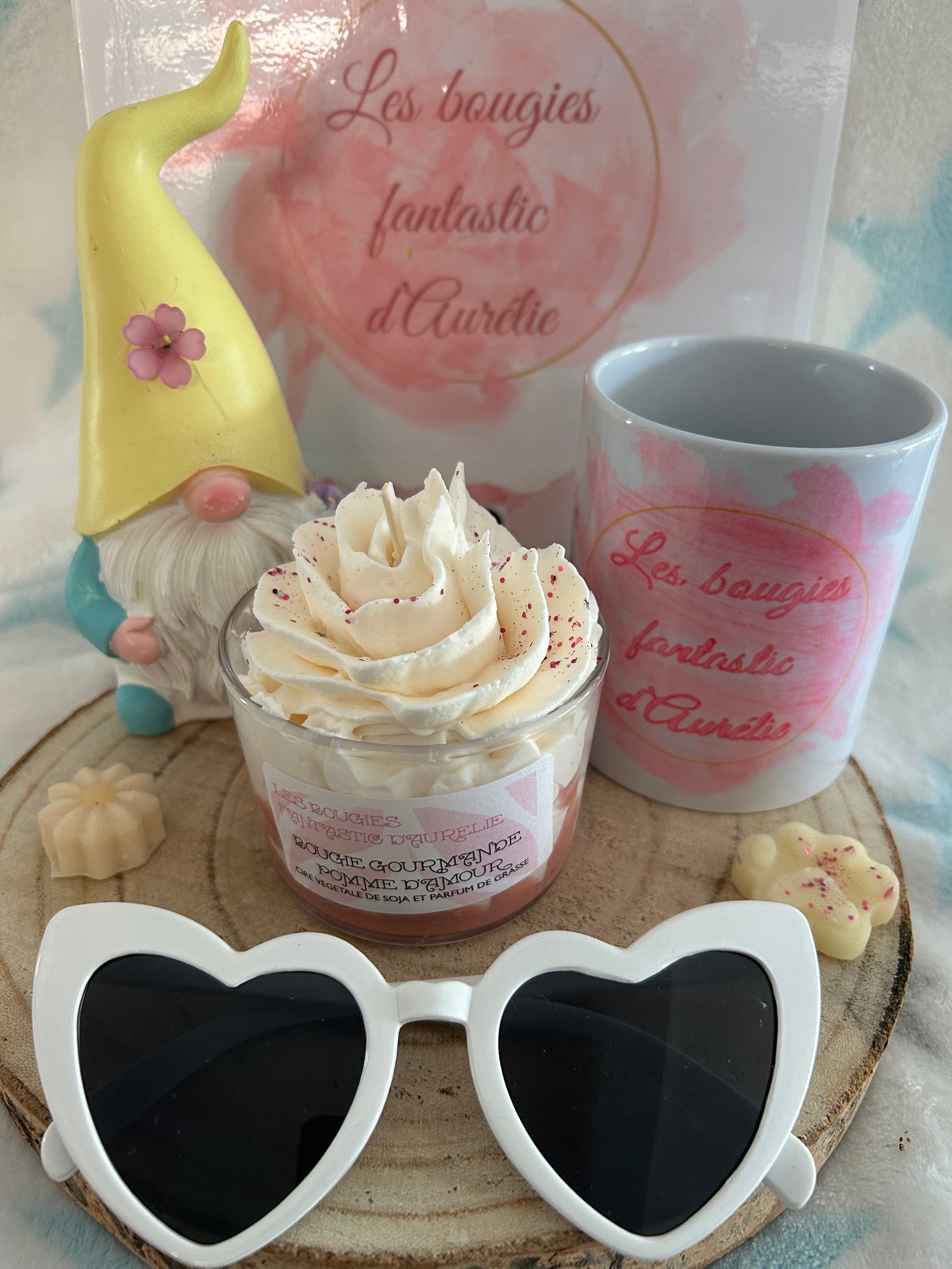 Bougie gourmande Pomme d'Amour