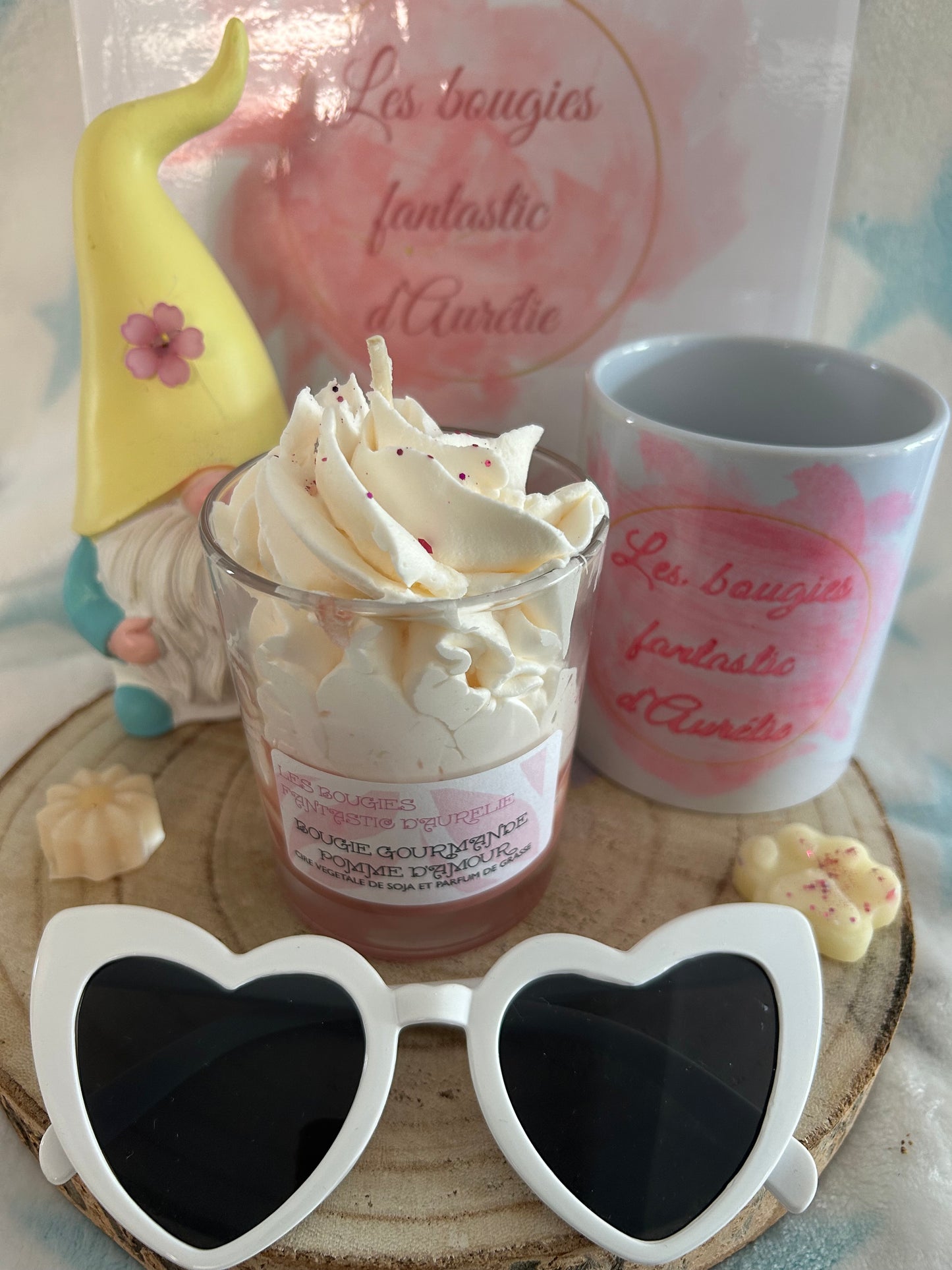 Bougie gourmande Pomme d'Amour