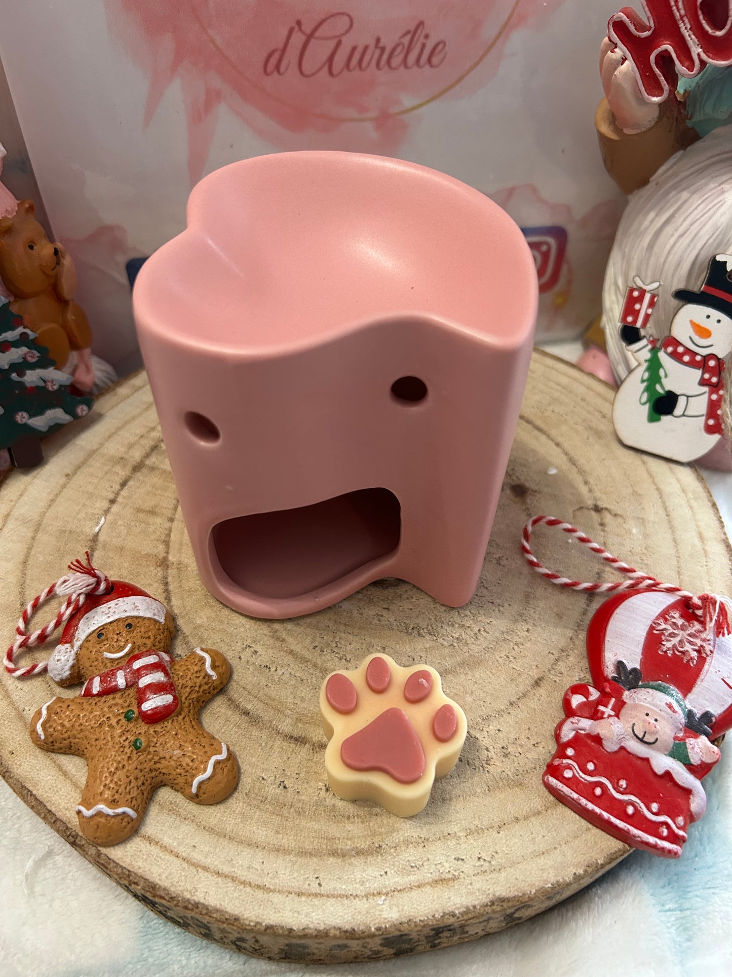 Brule parfum Coeur rose