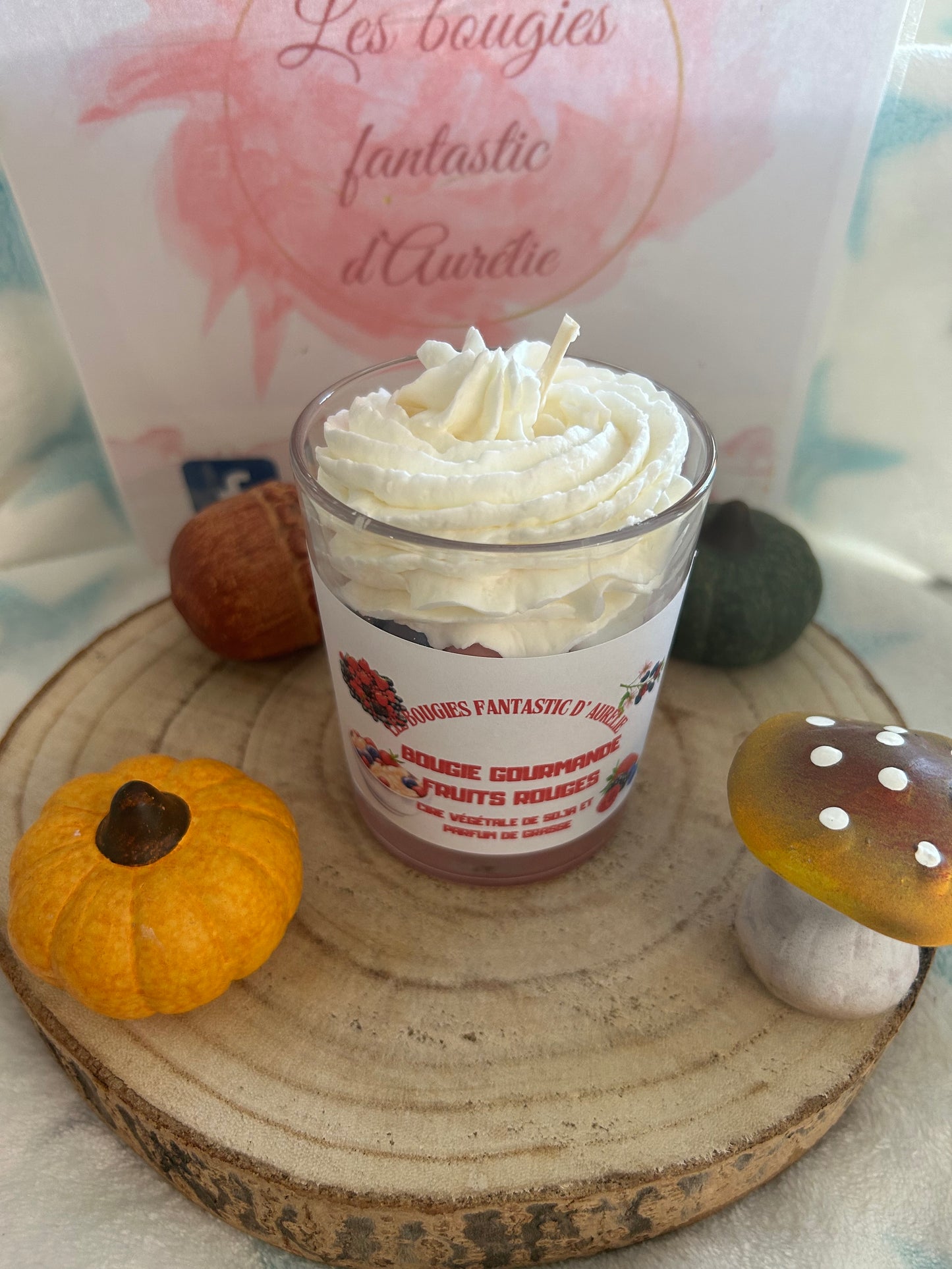 Bougie Gourmande Fruits Rouges