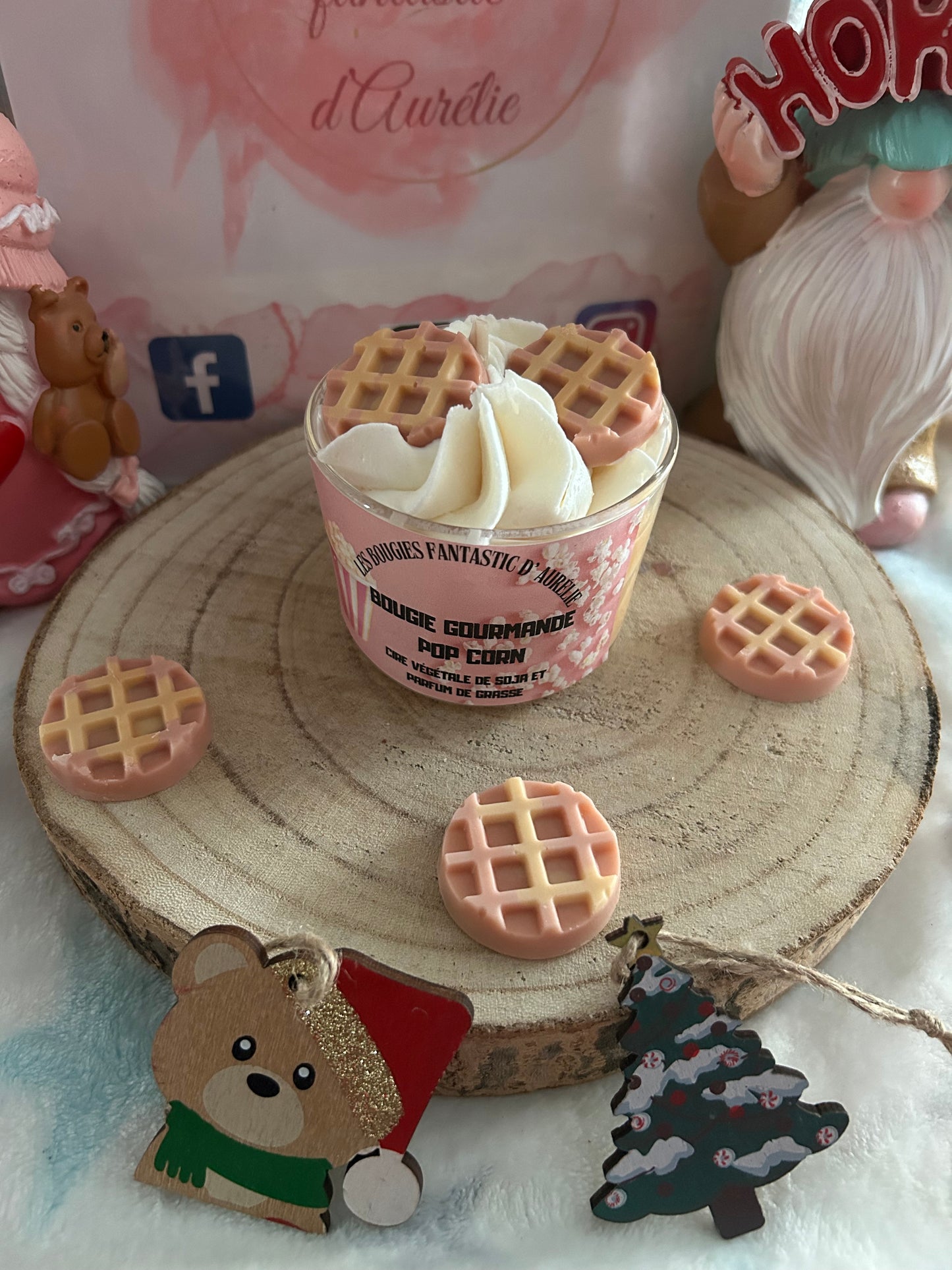 BOUGIE GOURMANDE POP CORN