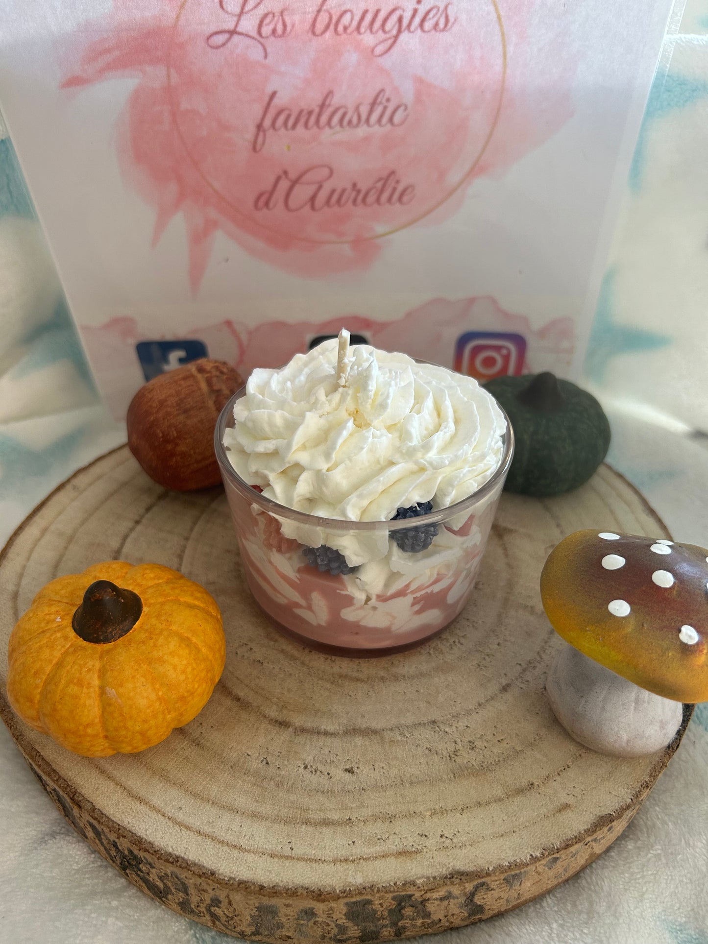 Bougie Gourmande Fruits Rouges