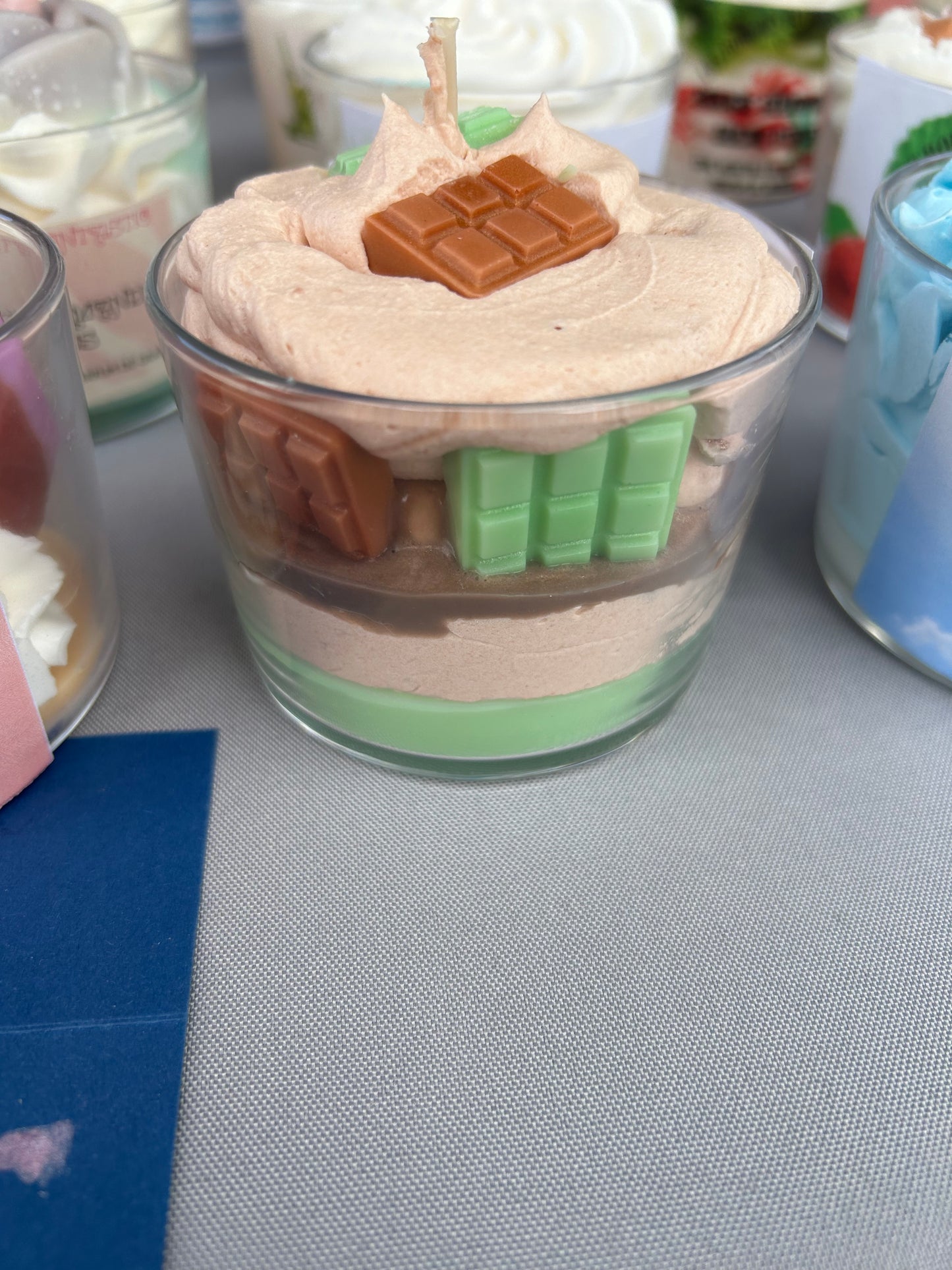 Candela golosa Cioccolato Pistacchio