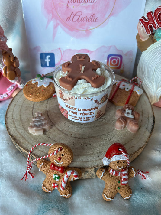 Bougie gourmande Pain d'Épices