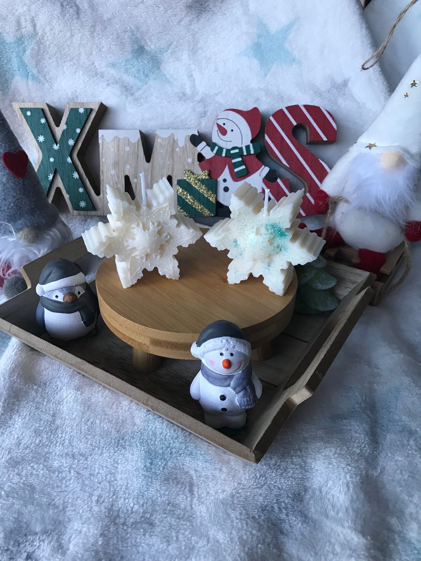 Bougie Flocon de Neige