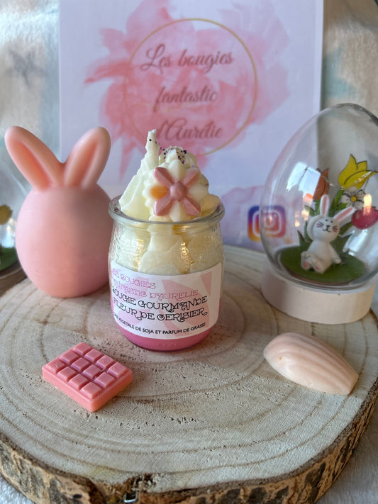 BOUGIE GOURMANDE FLEUR DE CERISIER PETIT FORMAT