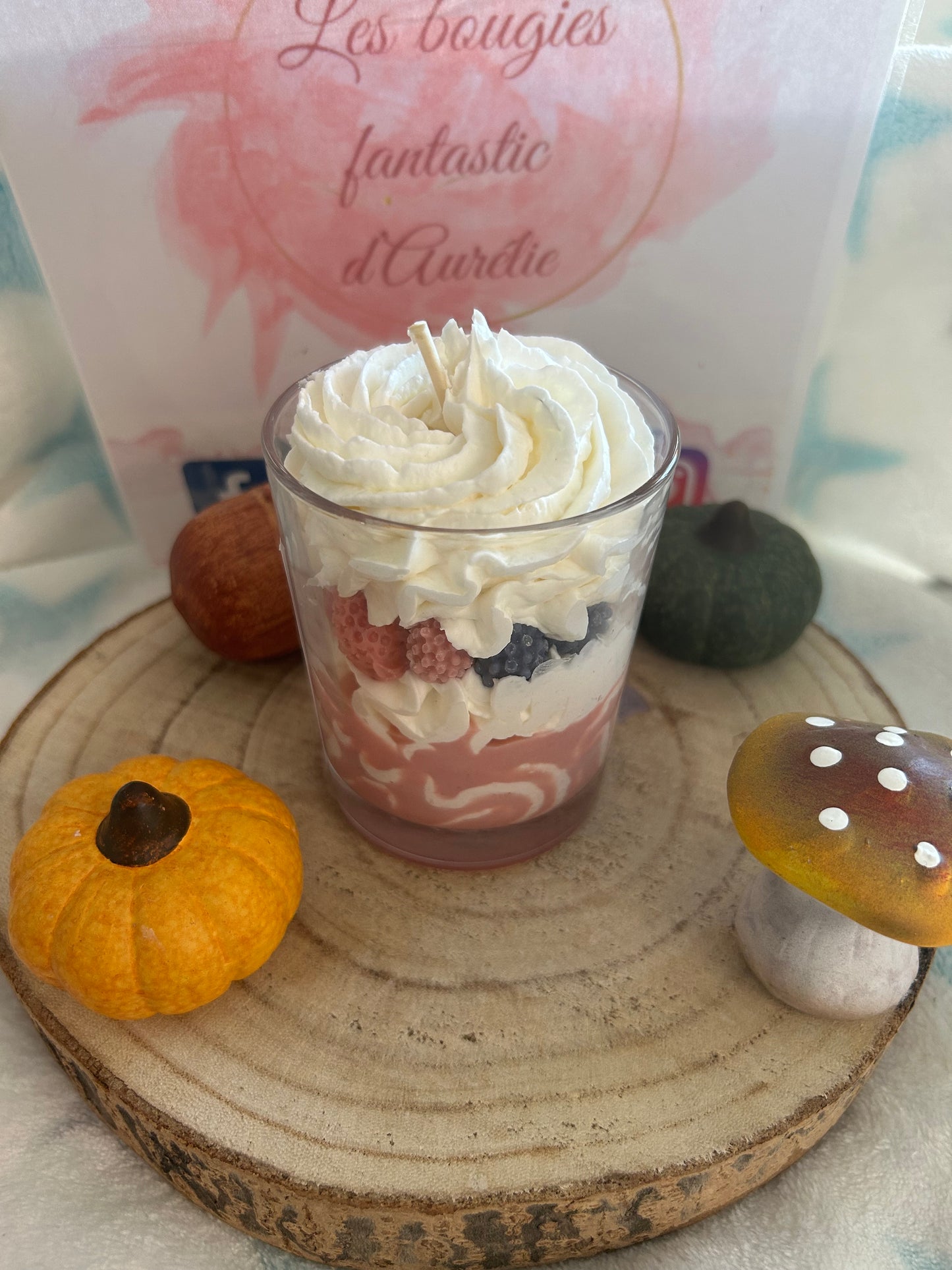 Bougie Gourmande Fruits Rouges