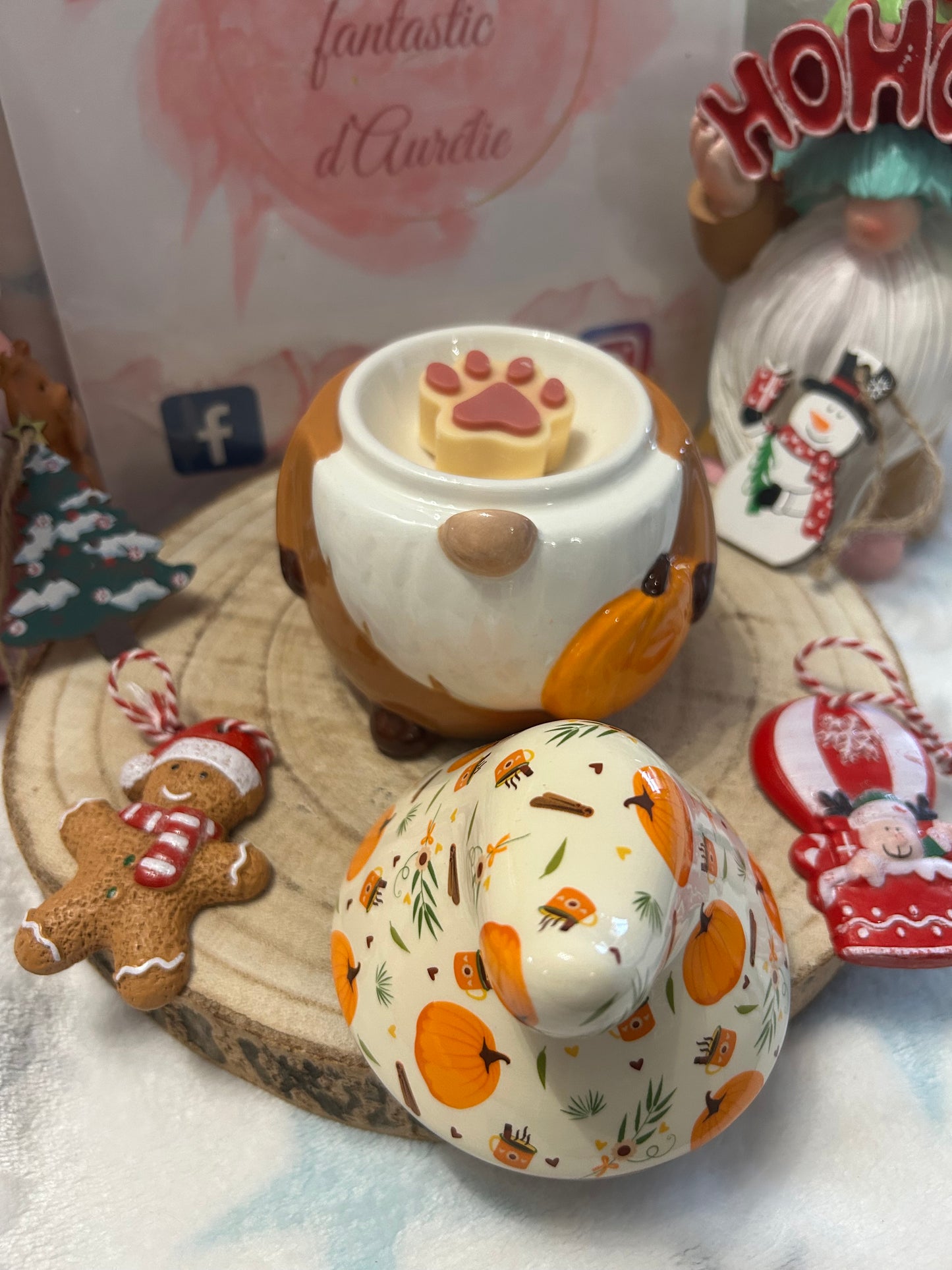 Brûle parfum Gnome Citrouille