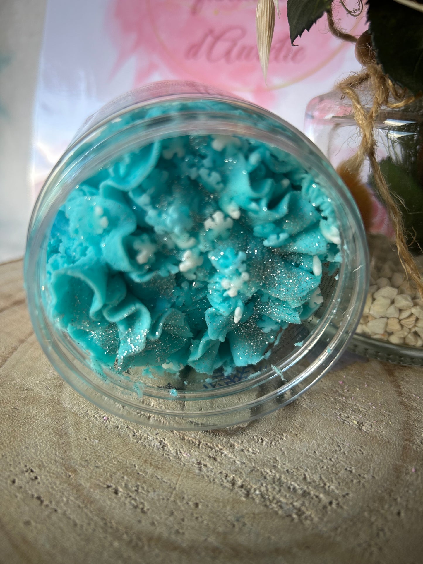 Savon crème fouettée Noël Blanc