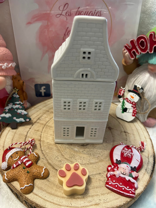 Brûle parfum Maison Nordique blanche