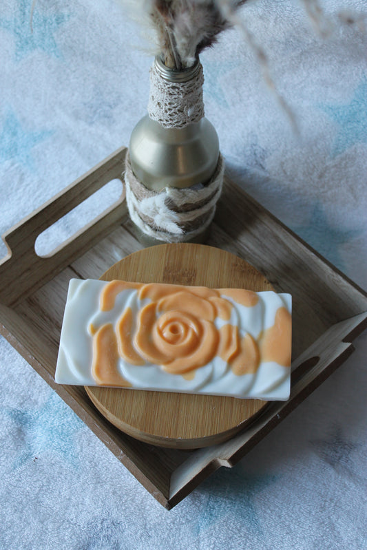 Tablette fondante fleur parfum Pêche