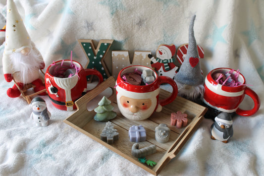 Tasses de Noël contenant 7 fondants