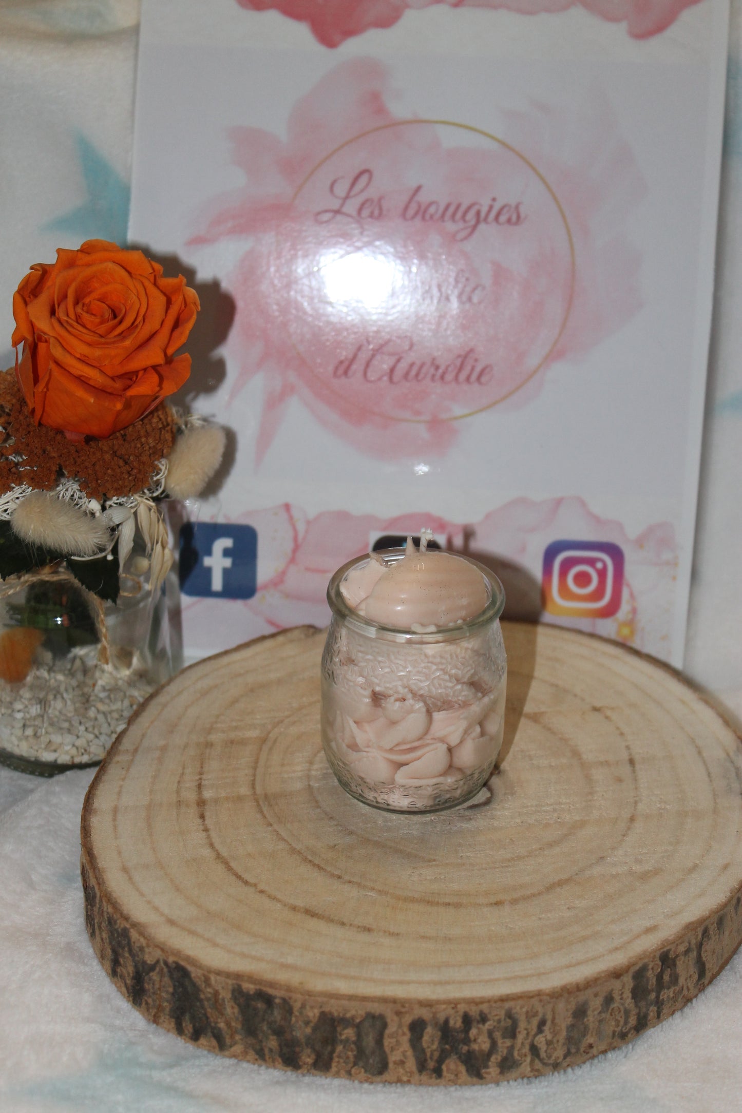 Bougie gourmande parfum Madeleine petit format