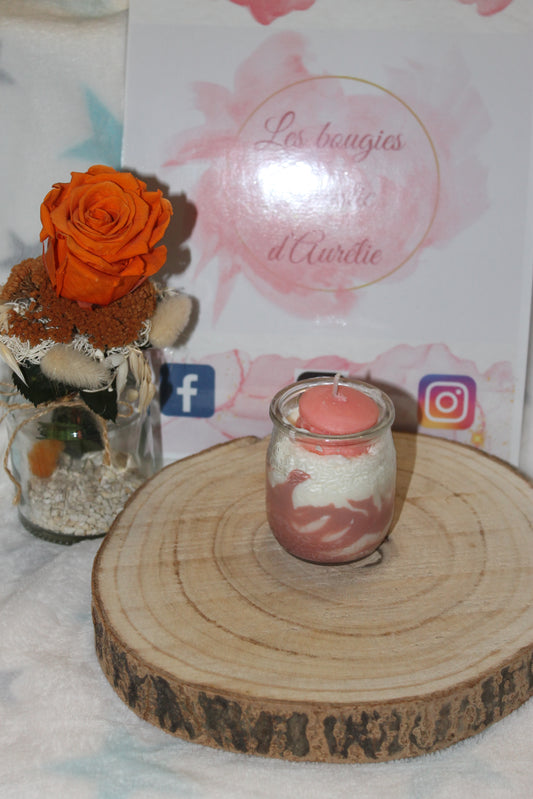 Bougie gourmande Pomme d'Amour petit format
