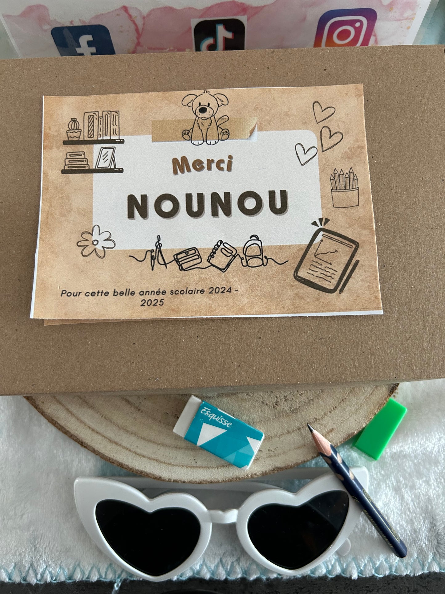 Coffret Fin d'Année Merci Maîtresse