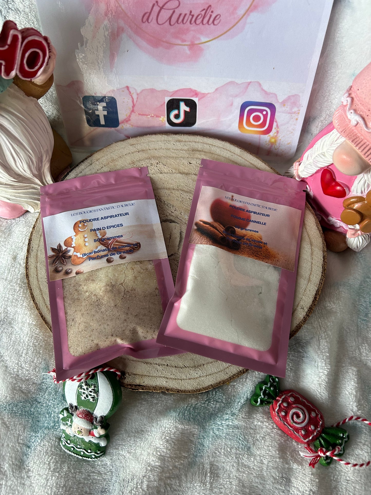 Poudres aspirateur parfumées spéciale Noel