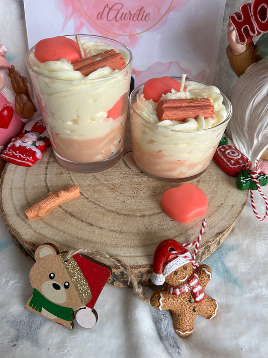 BOUGIE GOURMANDE POMME CANNELLE