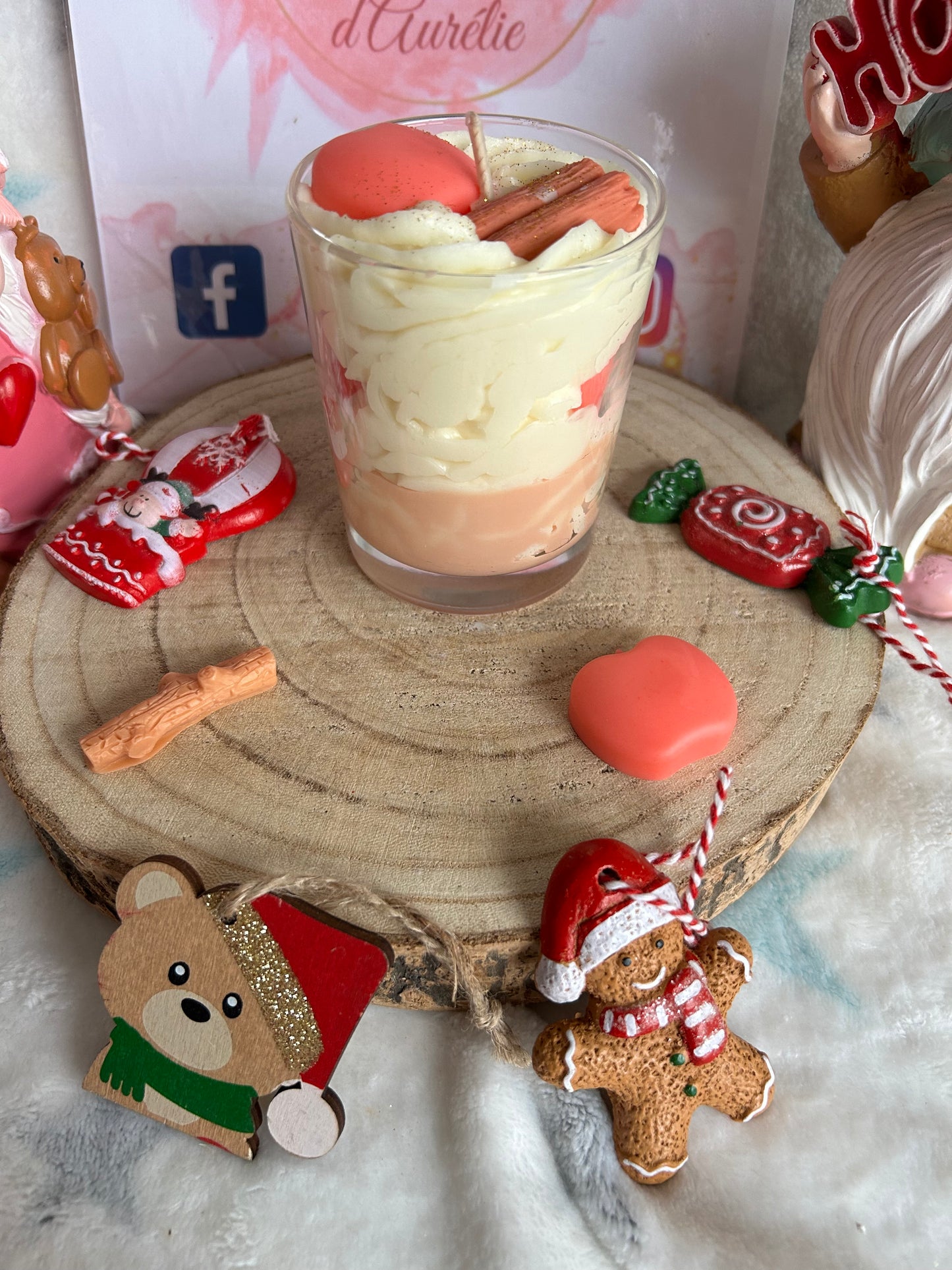 BOUGIE GOURMANDE POMME CANNELLE