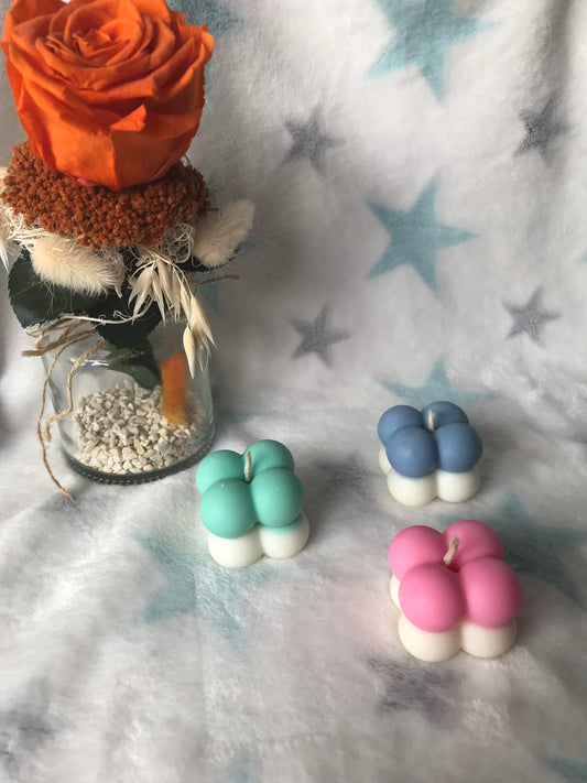 Bougie Mini Bubble Bicolore